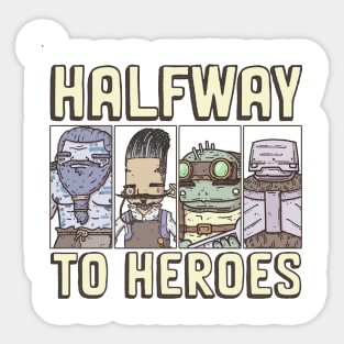 Halfway to Heroes Logo Sticker